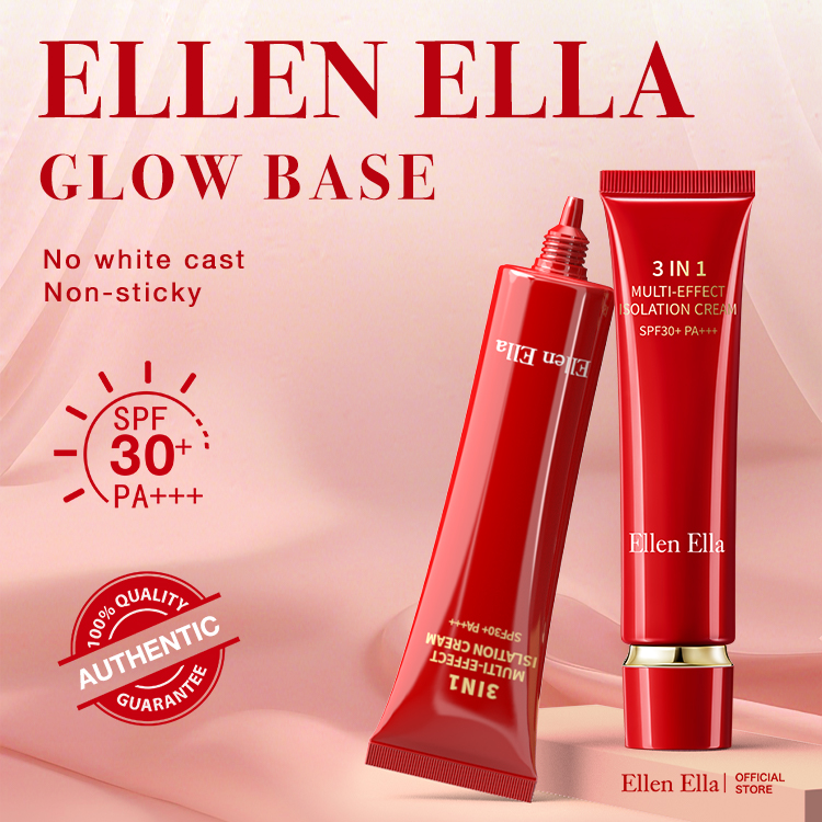 ELLEN ELLA 3 IN 1 Multi-Effect lsolation Cream-1 Bottle Worth 3 Bottles=Makeup Primer+Sunscreen+Tone Up Cream